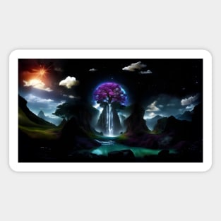 Tree of Life Fantasy Art Magnet